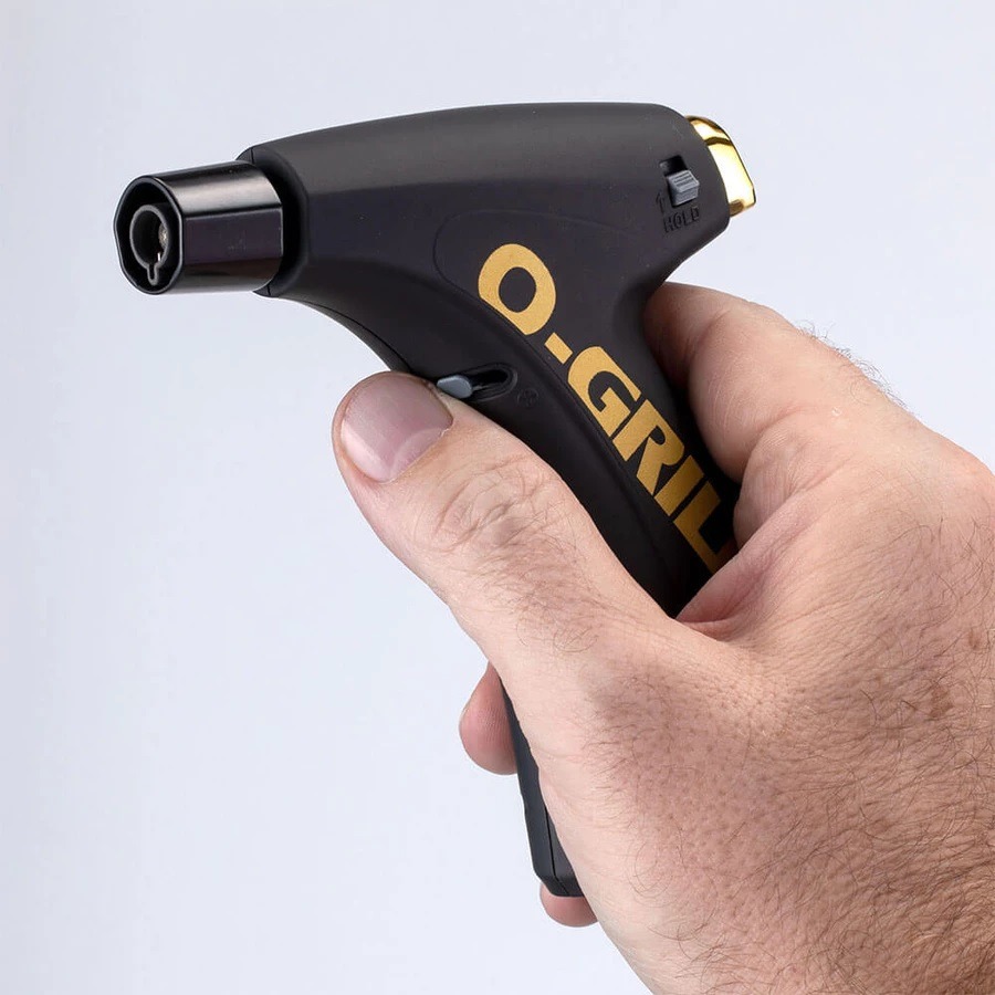 【O-Grill】GJ-360輕便防風瓦斯噴槍-黑色 輕便 好攜帶 操作簡易 造型優雅 烘焙 焦糖-細節圖2