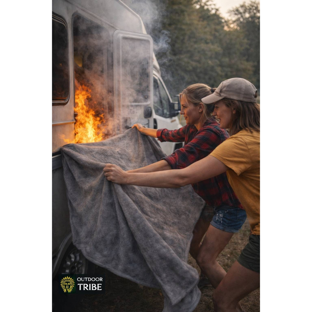 （現貨）OUTDOOR TRIBE 急救防火毯150×180cm 大面積快速壓覆-細節圖2