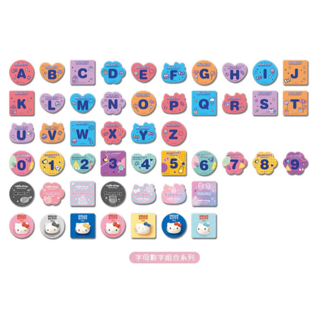 Hello kitty 50週年 3D紀念磁鐵十入組 款式隨機出貨 現貨-細節圖2