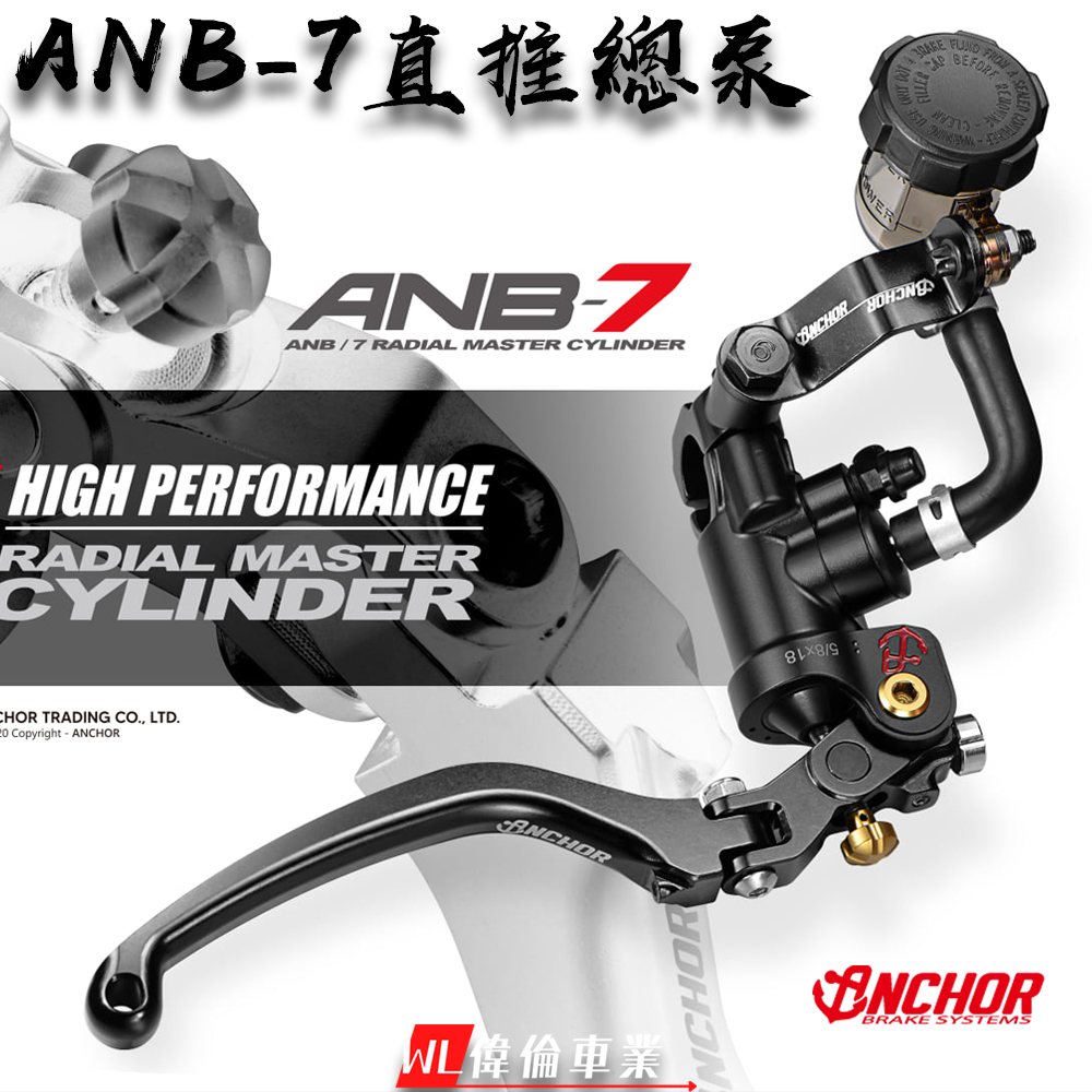 【偉倫精品零件】ANCHOR ANB-7 CNC 可調式 高階版 直推總泵 銨科直推 ANB7 附油杯支架組 油壓開關