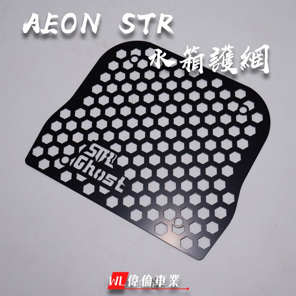 【偉倫精品零件】Ghost factory AEON STR水箱護網 水箱網 STR 宏佳騰 300-細節圖2