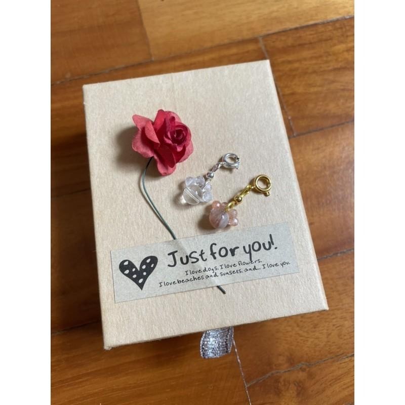 ♪貓爪/熊掌/狗腳印♪- 天然水晶造型隨意扣鑽切款—項鏈/墜子/耳環-細節圖5