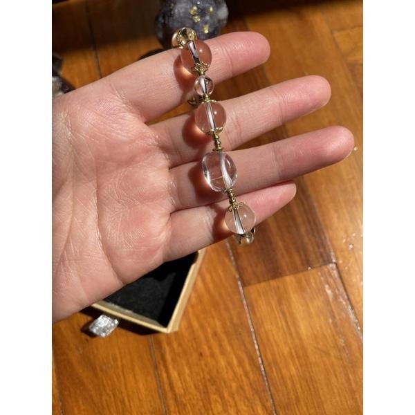 ♪白水晶♪- 天然白水晶-靈數0設計款手珠/手鍊-細節圖2