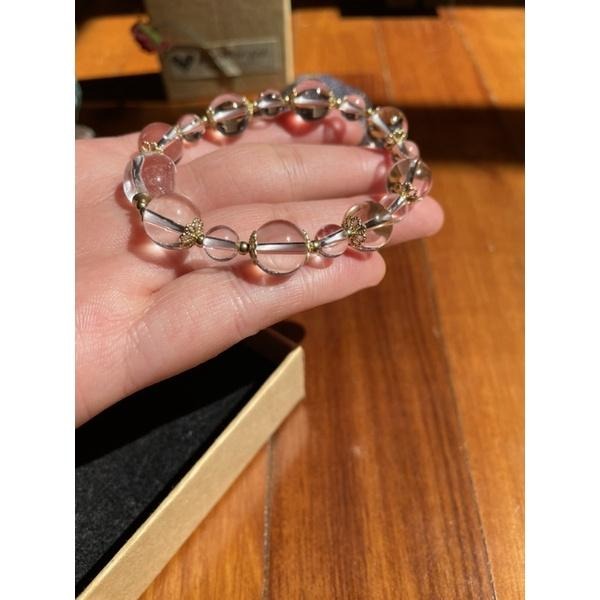 ♪白水晶♪- 天然白水晶-靈數0設計款手珠/手鍊-細節圖3