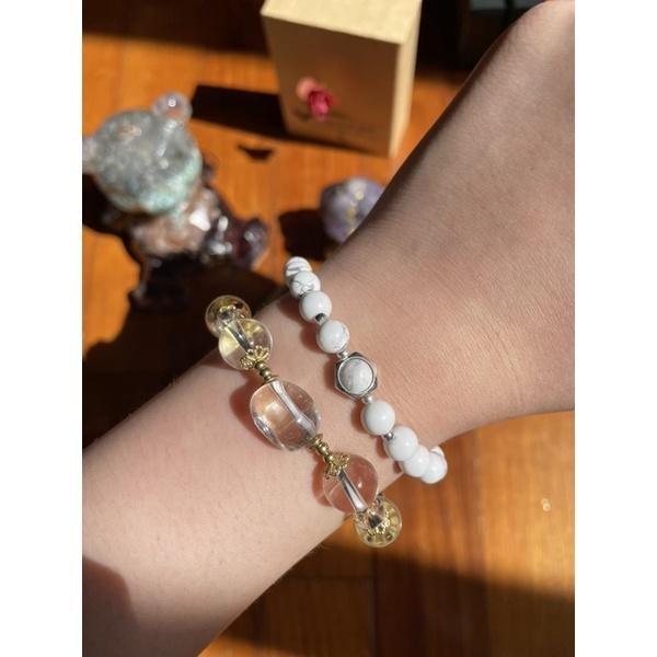 ♪白水晶♪- 天然白水晶-靈數0設計款手珠/手鍊-細節圖4