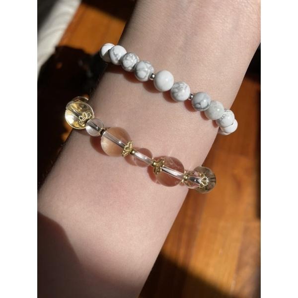 ♪白水晶♪- 天然白水晶-靈數0設計款手珠/手鍊-細節圖5