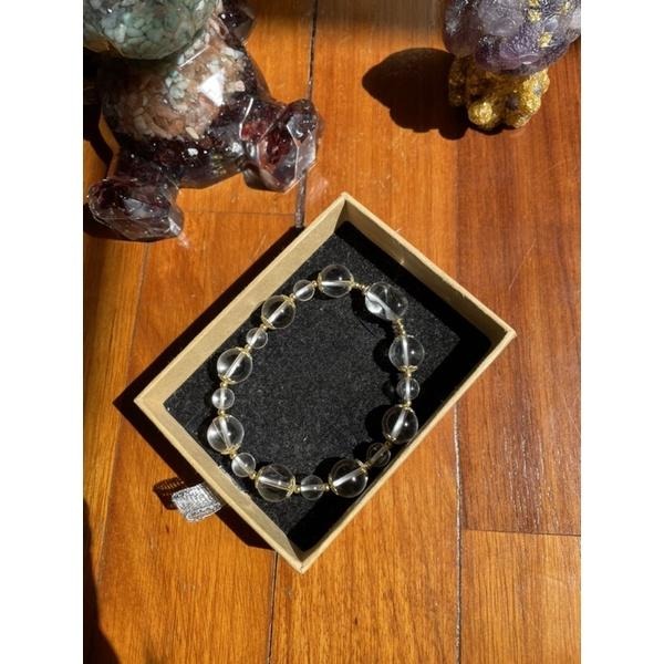 ♪白水晶♪- 天然白水晶-靈數0設計款手珠/手鍊-細節圖6