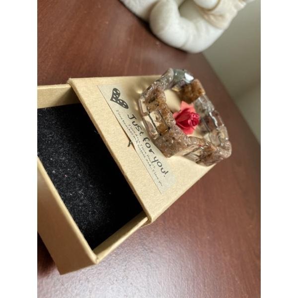 ♪ 四季幽靈♪- 天然16mm厚板異象共生水晶-手排/手鍊-細節圖6