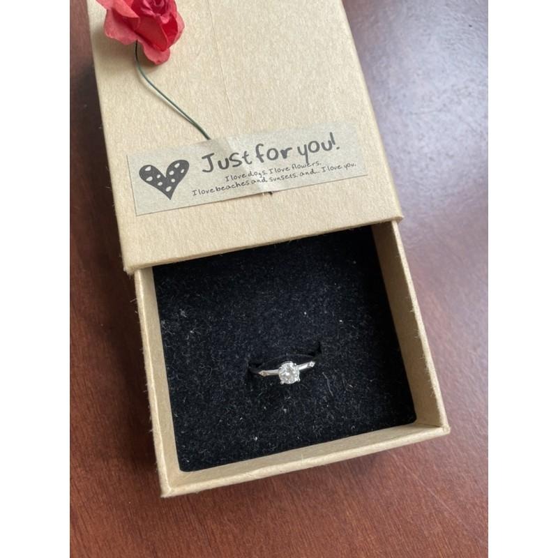 ♪莫桑鑽/黑鑽/白鑽《對戒不分售》♪- 鍍s925純銀活圍莫桑鑽石對戒-細節圖2