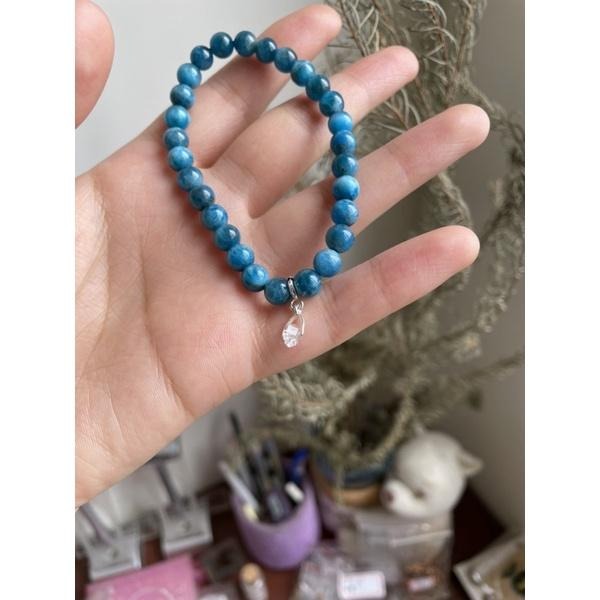 ♪ 赫基蒙/閃靈鑽/雙尖水晶/原礦紐約閃靈+s925純銀♪- 天然5～6mm美國閃靈鑽水晶純銀—項鍊/吊墜/墜子/隨意扣-細節圖5