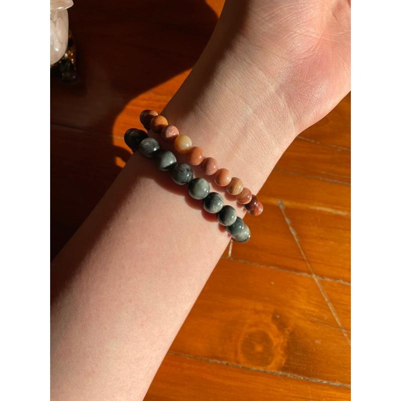 ♪鷹眼石/綠虎眼♪- 天然8mm鷹眼石—手珠/手鍊-細節圖6