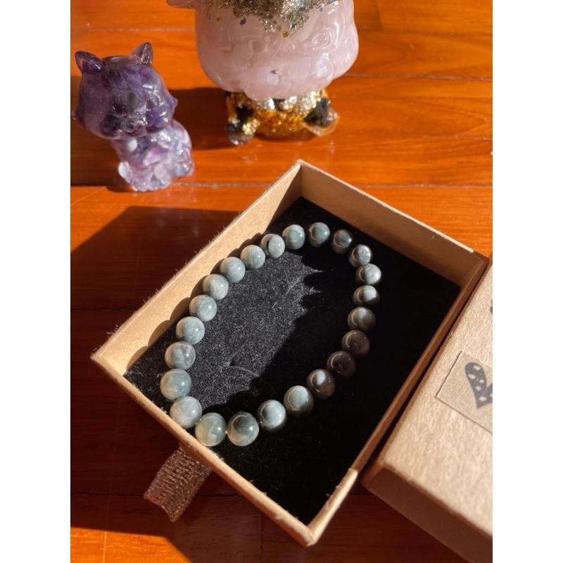 ♪鷹眼石/綠虎眼♪- 天然8mm鷹眼石—手珠/手鍊-細節圖7