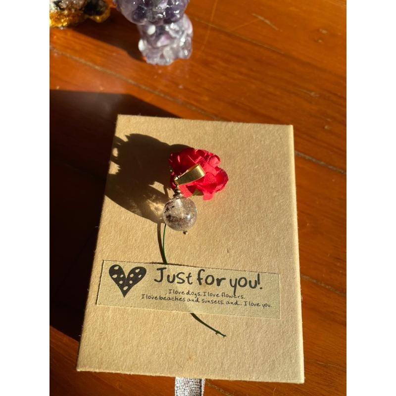 ♪彩幽靈/綠幽靈♪- 《義賣區》天然12mm幽靈水晶—項鍊/墜子-細節圖7