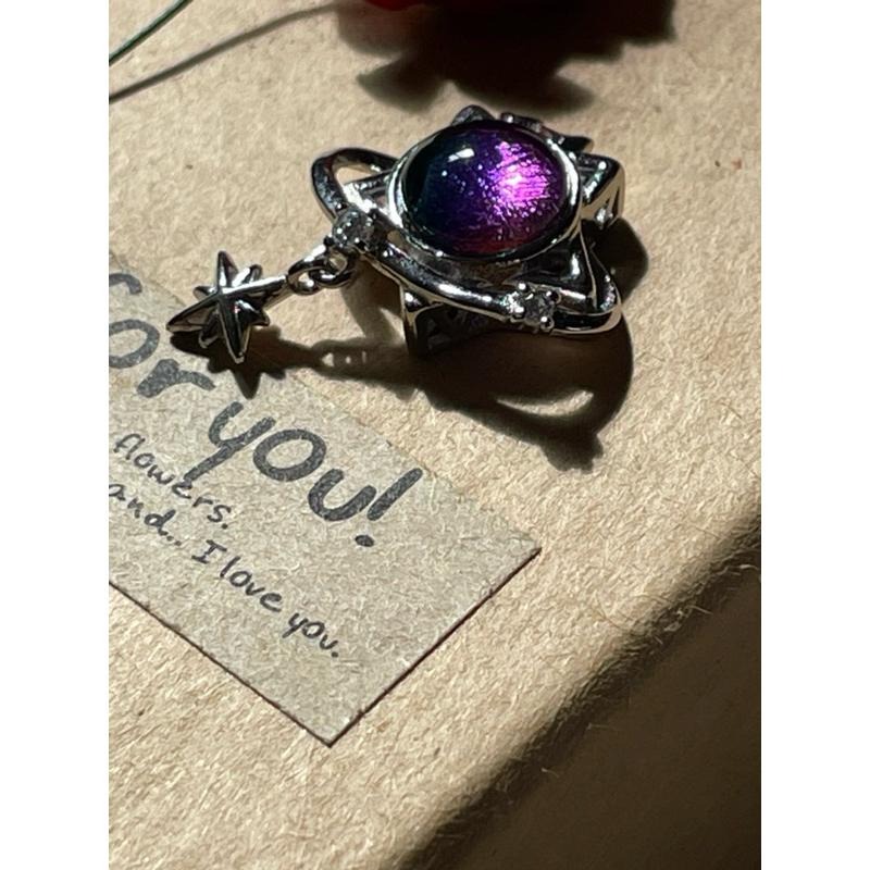 ♪天鐵+s925♪- 天然天鐵鍍幻彩純銀—項鍊/墜子-細節圖2