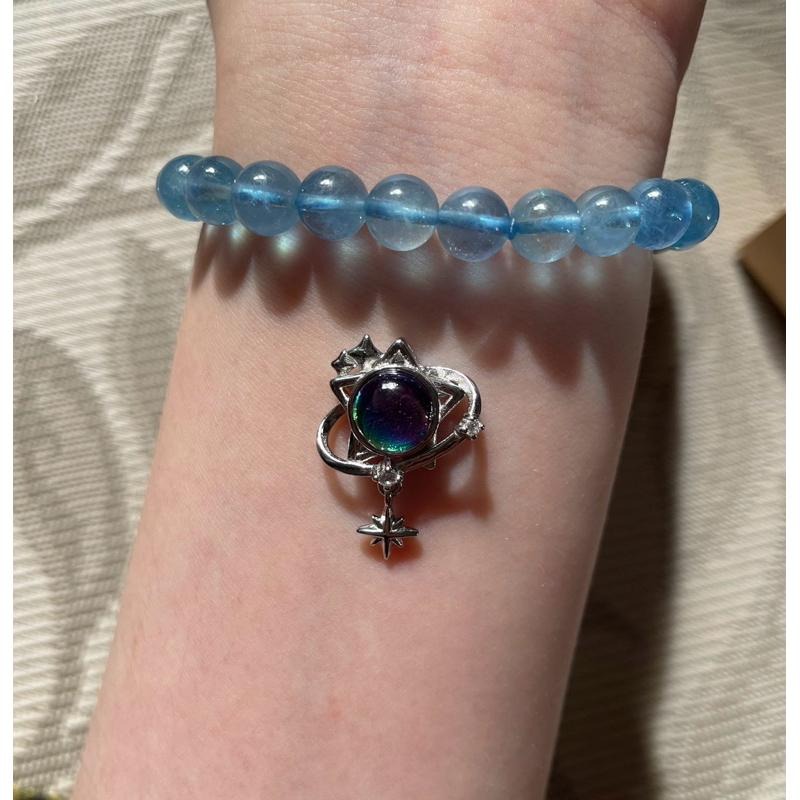 ♪天鐵+s925♪- 天然天鐵鍍幻彩純銀—項鍊/墜子-細節圖6