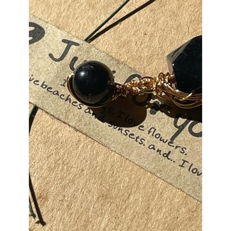 ♪藍髮晶+銅線編織♪- 《義賣區》天然藍髮晶保色銅線編織—項鏈/墜子/項鍊墜-細節圖3