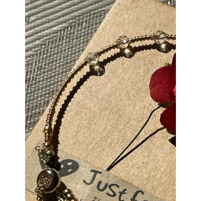 ♪白水晶♪- 4月份誕生石系列—白水晶鑽切四月設計款—手環/手鍊-細節圖2