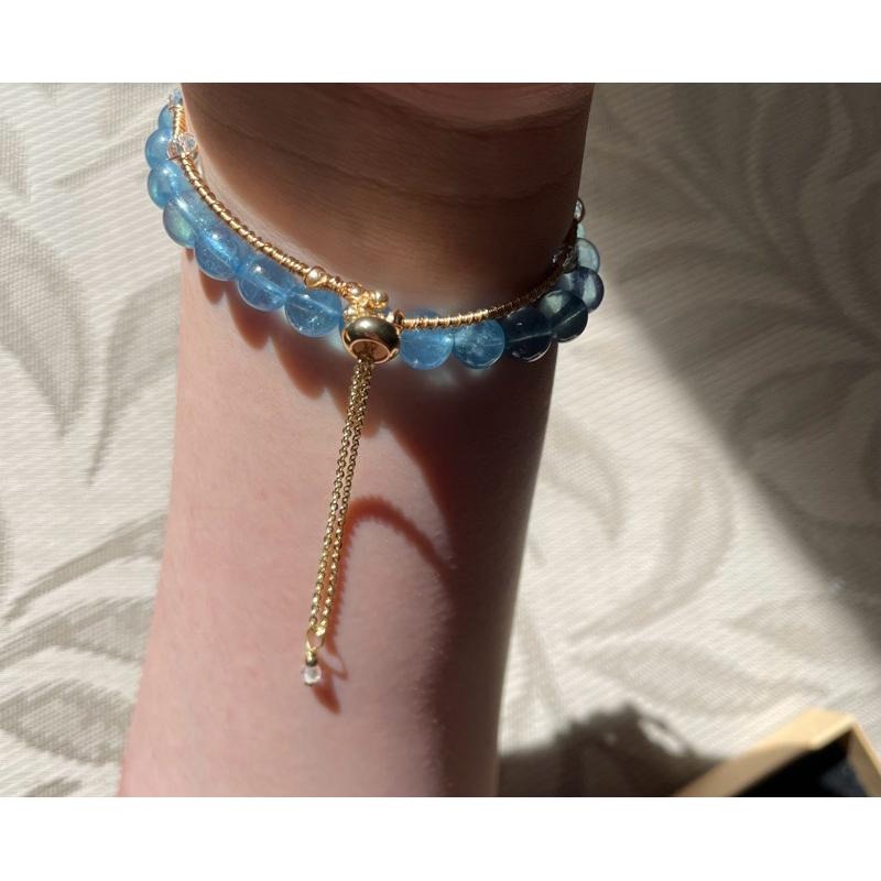 ♪白水晶♪- 4月份誕生石系列—白水晶鑽切四月設計款—手環/手鍊-細節圖7