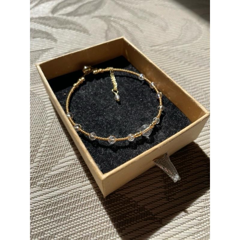 ♪白水晶♪- 4月份誕生石系列—白水晶鑽切四月設計款—手環/手鍊-細節圖8