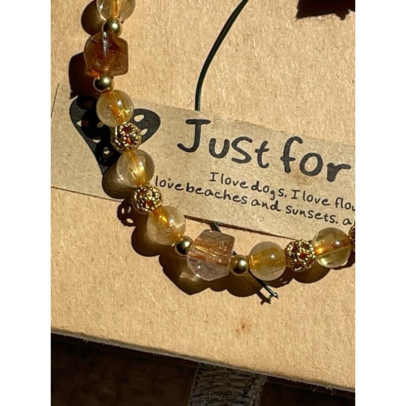 ♪鈦晶+銅鈦♪-天然晶系系列設計款—正方晶系—手珠/手鍊-細節圖5