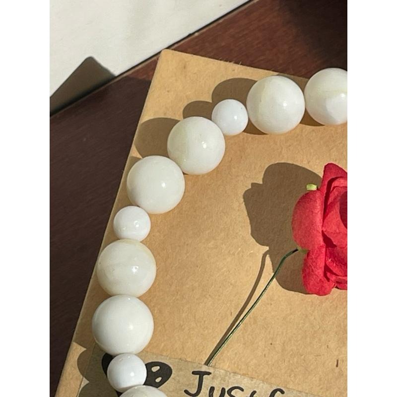 ♪ 紫水晶+硨磲貝♪- 天然水晶貝殼—手珠/手鍊《NG》-細節圖3