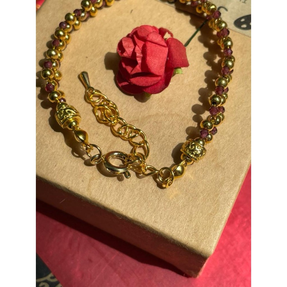 ♪紫牙烏♪- 天然2mm石榴石鑽切編織款設計款—手鏈/手鍊-細節圖4