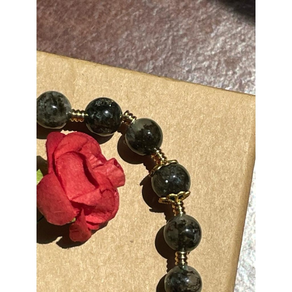 ♪南非綠幽靈/鬼佬財神♪- 天然綠幽靈白水晶共生設計款—心輪—第四輪設計款E款—手珠/手鍊-細節圖4