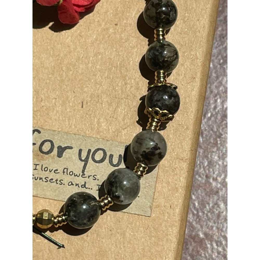 ♪南非綠幽靈/鬼佬財神♪- 天然綠幽靈白水晶共生設計款—心輪—第四輪設計款E款—手珠/手鍊-細節圖5