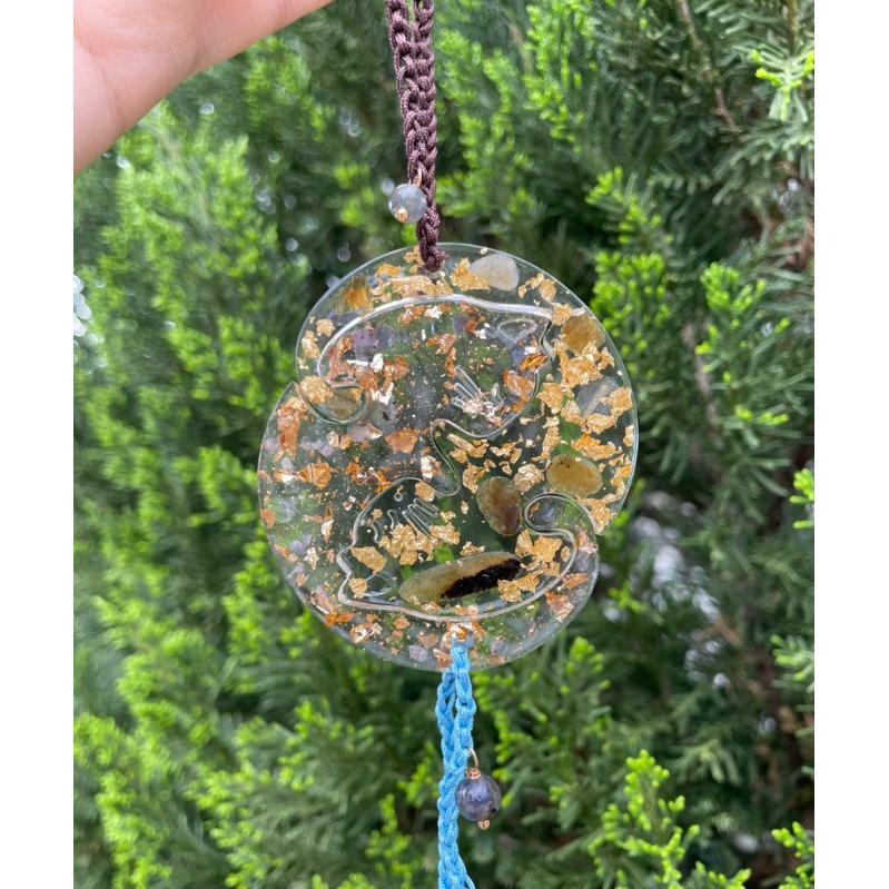 ♪ 擁抱無限貓貓/貓咪♪- 天然原礦碎石抱抱喵拼圖—滴膠吊飾/掛件—情侶/閨蜜/成對喵喵-細節圖3