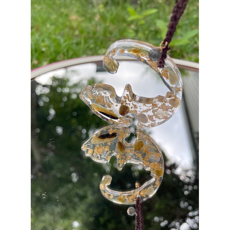 ♪ 擁抱無限貓貓/貓咪♪- 天然原礦碎石抱抱喵拼圖—滴膠吊飾/掛件—情侶/閨蜜/成對喵喵-細節圖6