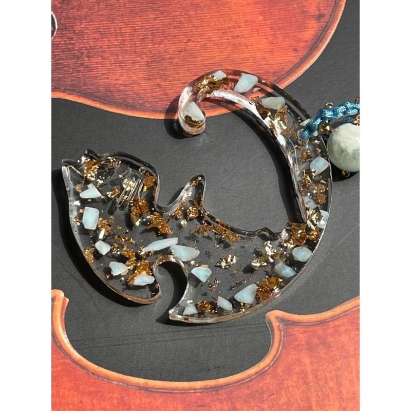 ♪ 擁抱無限貓貓/貓咪♪- 天然原礦碎石抱抱喵拼圖—滴膠吊飾/掛件—情侶/閨蜜/成對喵喵-細節圖4