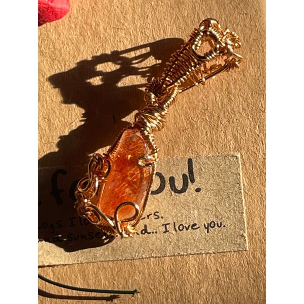 ♪太陽石♪- 《義賣區》天然金太陽—項鍊/墜子-細節圖6