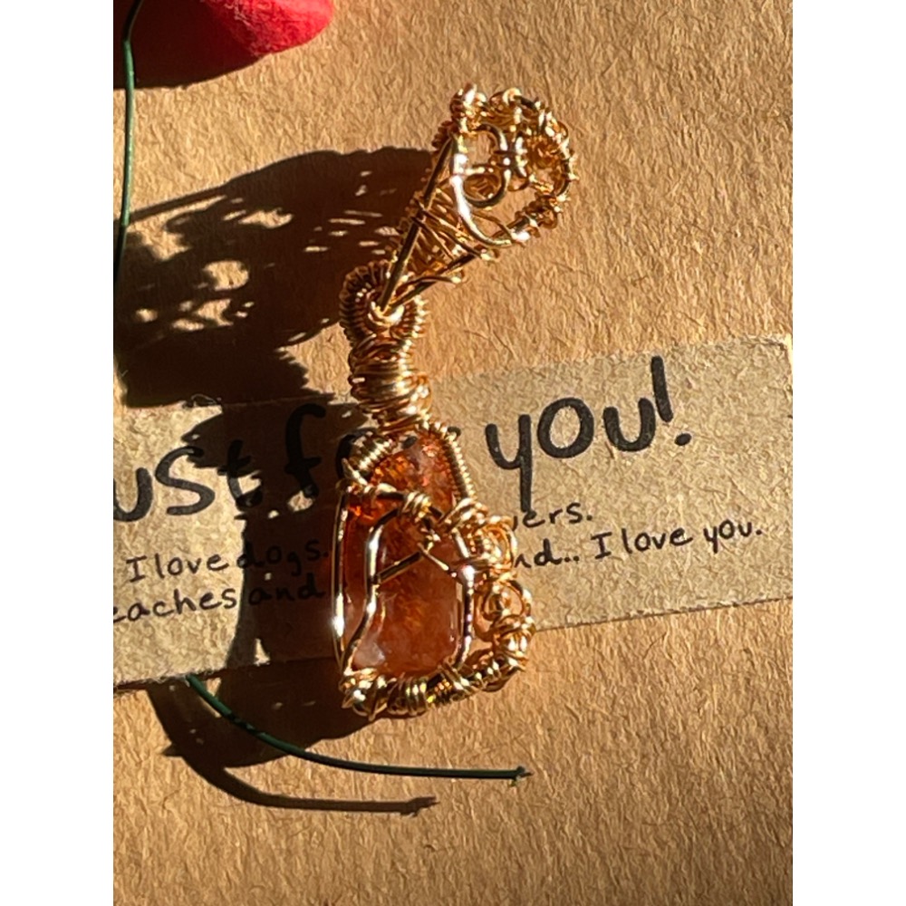 ♪太陽石♪- 《義賣區》天然金太陽—項鍊/墜子-細節圖7