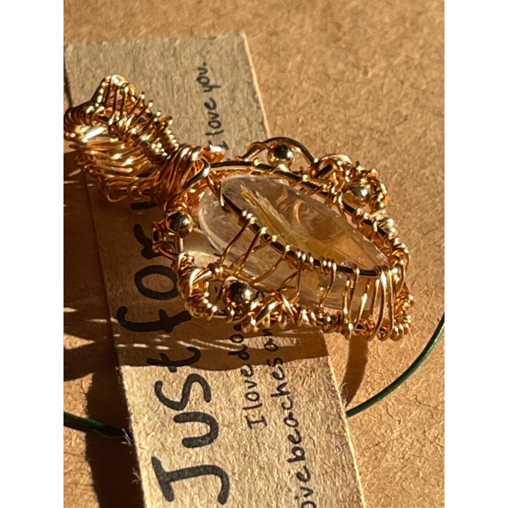 ♪鈦晶♪- 《義賣區》天然鈦晶髮晶—項鍊/墜子-細節圖5