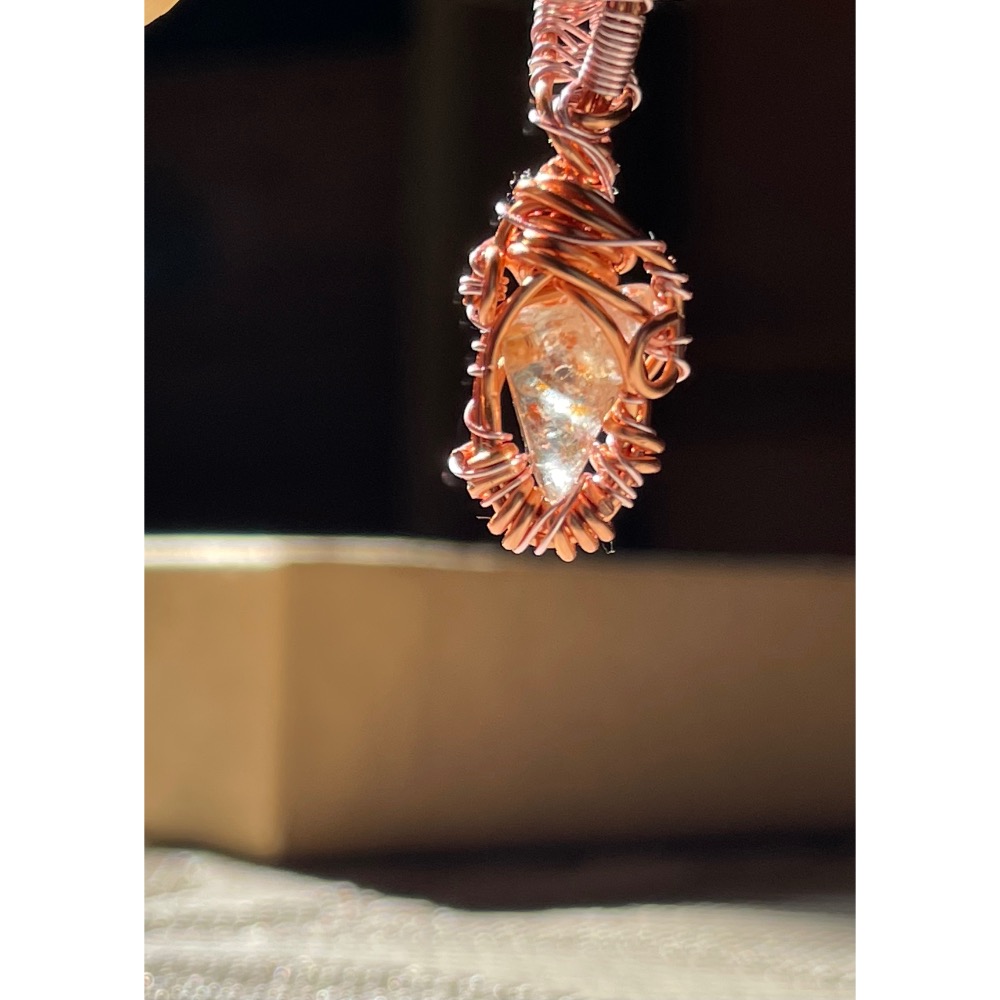 ♪白水體太陽石♪- 《義賣區》天然金太陽—項鍊/墜子-細節圖8