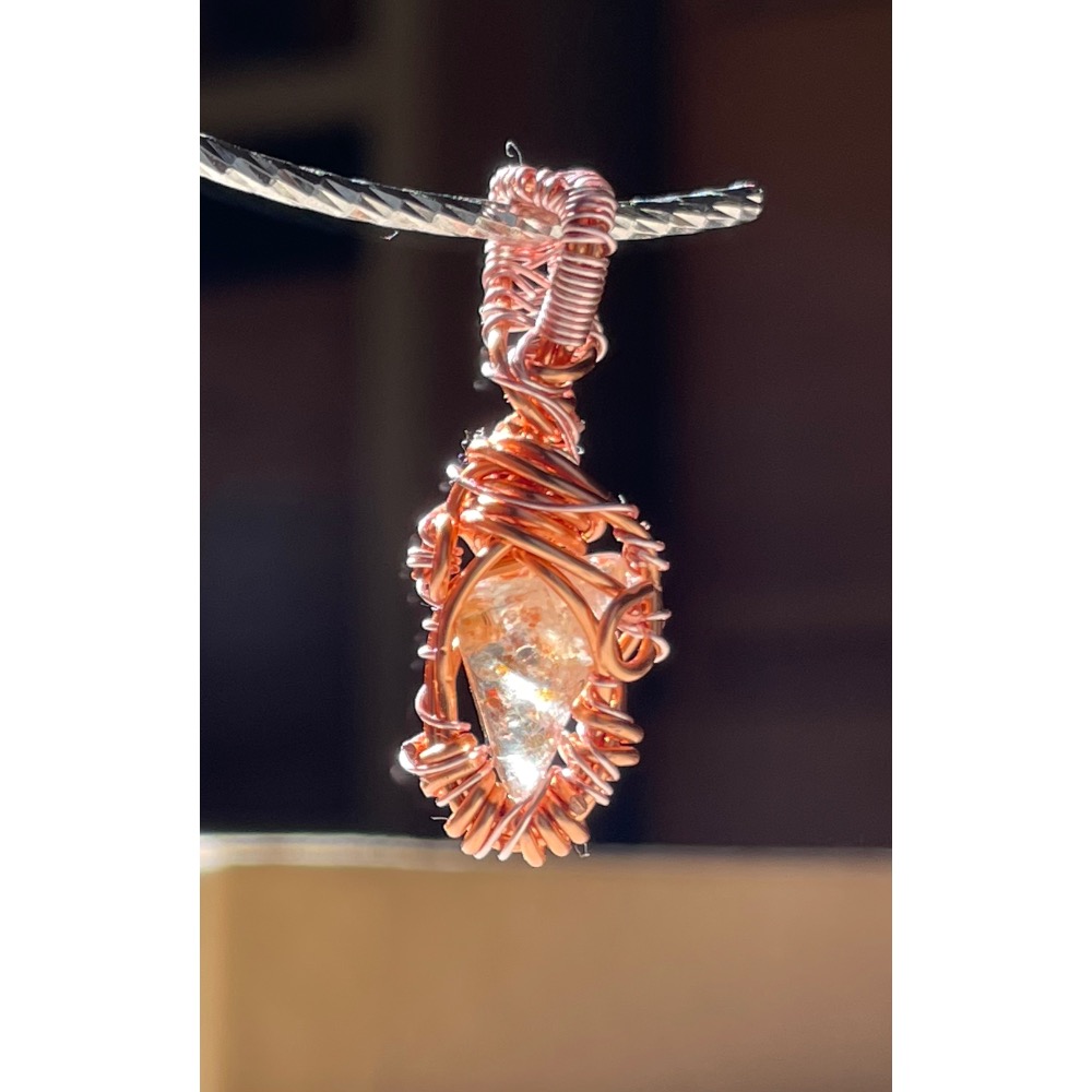 ♪白水體太陽石♪- 《義賣區》天然金太陽—項鍊/墜子-細節圖9