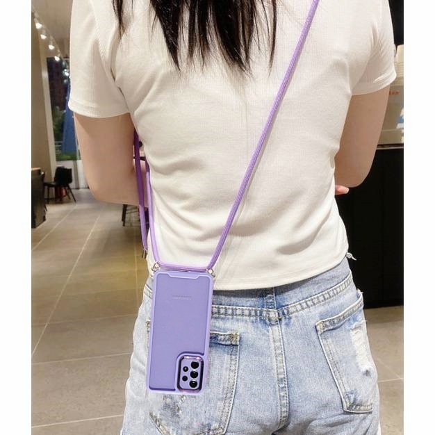 電鍍 背帶式手機殼 適用三星 A54 A34 A14 A23 5G 手機背帶殼 斜背手機殼 掛繩手機殼-細節圖2