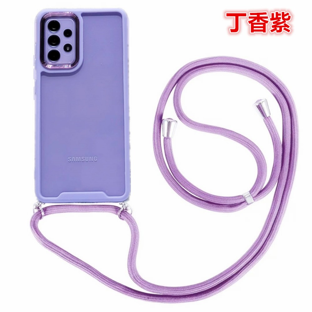 電鍍 背帶式手機殼 適用三星 A54 A34 A14 A23 5G 手機背帶殼 斜背手機殼 掛繩手機殼-細節圖5