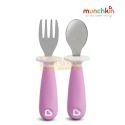 滿趣健munchkin 不鏽鋼學習餐具 (叉匙組/三件組) - 學習餐具/湯匙/叉子/兒童餐具/兒童叉子/兒童湯匙-規格圖8