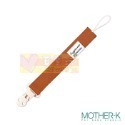 韓國MOTHER-K 溫柔質感安撫奶嘴鍊(氣質粉/靜謐藍/夕陽橘/芥末黃/奶油白) - 奶嘴帶/安撫奶嘴鍊-規格圖3