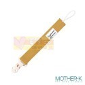 韓國MOTHER-K 溫柔質感安撫奶嘴鍊(氣質粉/靜謐藍/夕陽橘/芥末黃/奶油白) - 奶嘴帶/安撫奶嘴鍊-規格圖4