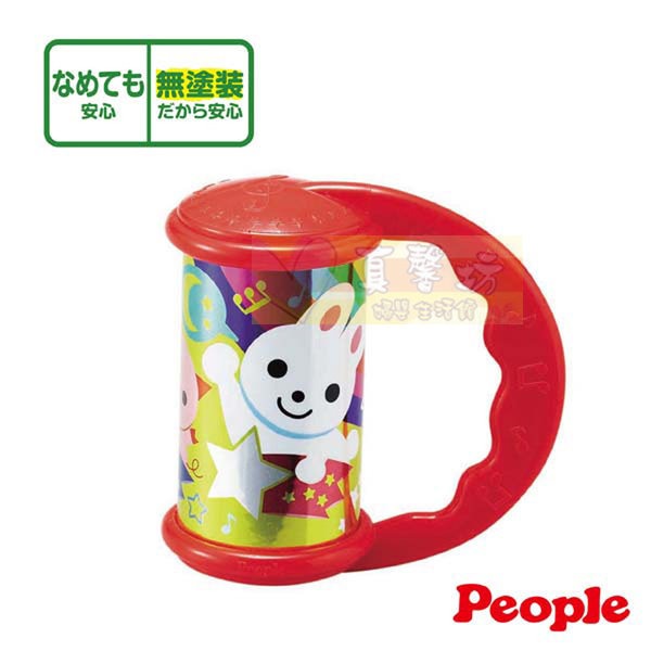 日本People 閃亮手搖鈴/新一級棒ㄋㄟ (適用0-3個月) - 手搖鈴/固齒器/安撫玩具/智育學習/療癒玩具-規格圖5