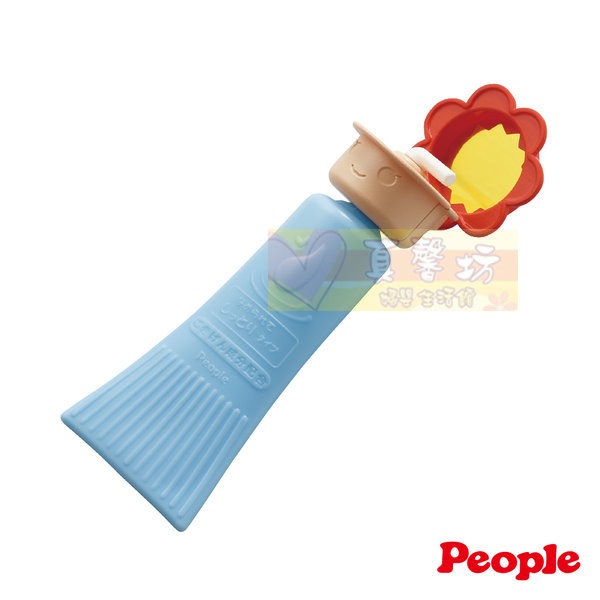 日本People 寶寶的飯匙/乳液瓶身(適用7-8個月) - 固齒器/安撫玩具/智育學習/療癒玩具/咬舔玩具-規格圖5