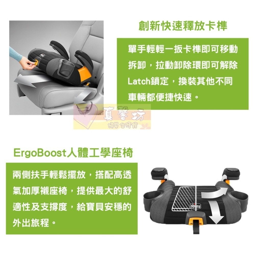 [免運]chicco GoFit Plus isofix 汽車輔助增高座墊-汽座 增高墊 安全座椅 輔助墊-細節圖5