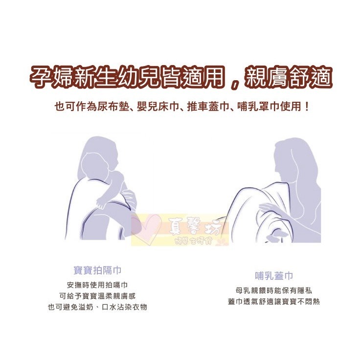 chicco 寶貝嬰兒純棉透氣包巾毯(2入) - 100%純棉/純棉包巾/尿布墊/嬰兒床巾/推車蓋巾/哺乳罩巾-細節圖5