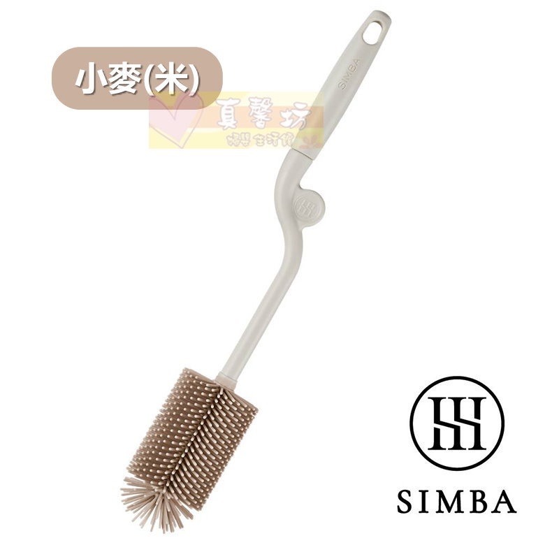 小獅王Simba 超柔無垢白金矽膠旋轉奶瓶刷(小樹/小麥/小櫻/小石) - 奶瓶刷/奶瓶清潔-規格圖9