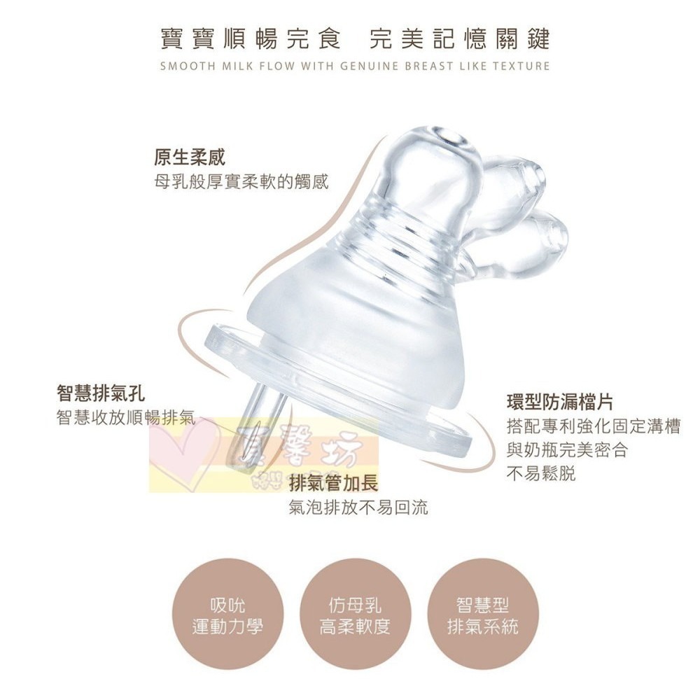 小獅王Simba 超柔防脹氣奶嘴1入-標準口徑(圓孔/十字) -仿乳奶嘴/母乳實感/一般口徑/母乳記憶-細節圖3