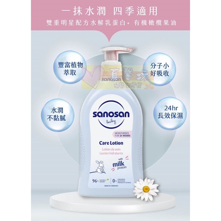 德國珊諾sanosan-baby極潤乳液雙入組/保養超值組/乳液超值組- 乳液/洗髮精/沐浴乳-細節圖3