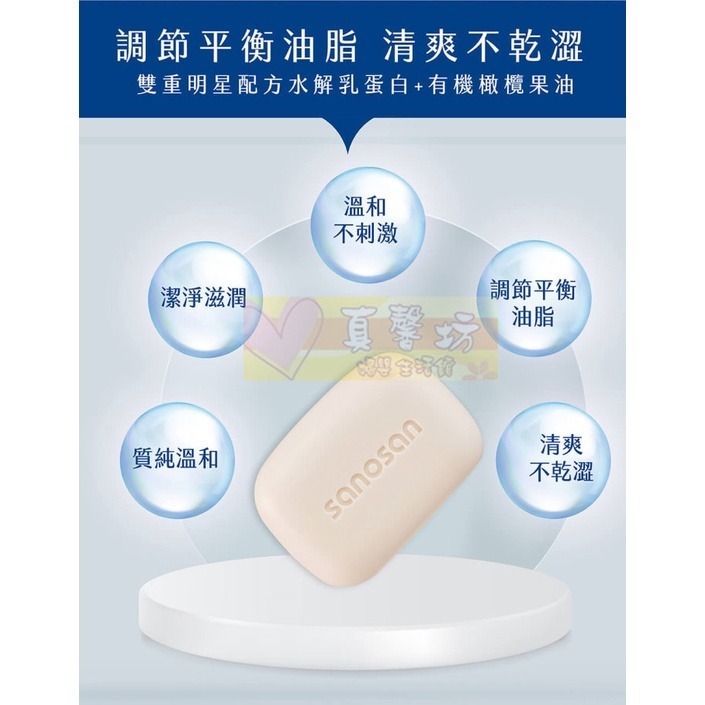 德國珊諾sanosan baby re:mind極潤潔膚皂100g (1入/3入) - 肌膚清潔/香皂-細節圖3