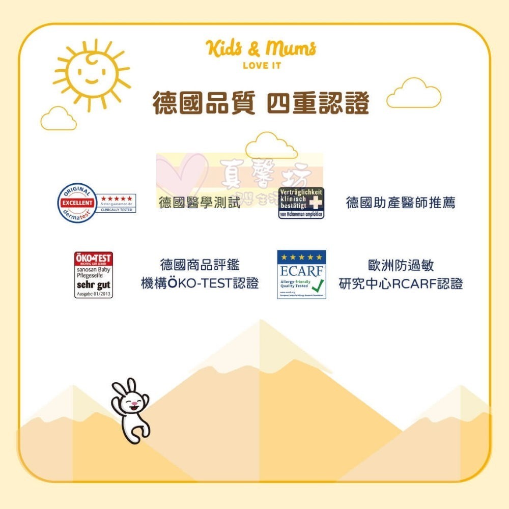 德國珊諾sanosan兒童洗髮精200ml(蜜桃香/青蘋果香)  - KIDS/洗髮精/洗髮露/洗澡/頭髮清潔-細節圖4